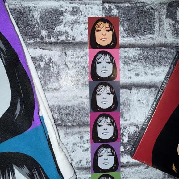 Barbara Streisand Release Me 2 Merchandise Bundle Tee,CD bookmark & mask - Picture 3 of 7